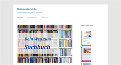 Desktop Screenshot of ebookautorin.de